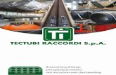 # V UUX FME JO H ö UUJO H T BO E TQ FDJBMQ SP E V DUT ) P … · Products & target markets Tectubi Raccordi produces a wide range of fittings, such as elbows, tees, bends, reducers,