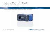 Linea Color GigE - ADSTEC...Linea GigE Series Camera Linea Color GigE Series Overview 7 Part Numbers and Software Requirements This manual covers the Linea Color GigE models summarized