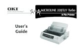 ML320/321 User's Guide - GfK Etilize2 | Microline 320/321 Turbo Document Title and Part Number Microline 320/321 Turbo User’s Guide P/N 59270107 Disclaimer Every effort has been