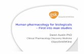 Human pharmacology for biologicals – First into man studies · science, clinical pharmacology and study design for ... (80/20) Antagonists must ... Safety cover for top dose (1
