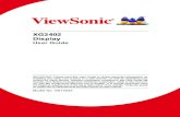 ViewSonic XG2402 User Guide (English) · Thank you for choosing ViewSonic As a world leading provider of visual solutions, ViewSonic is dedicated to exceeding the world’s expectations