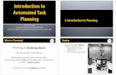 Introduction to Automated Task PlanningTDDC17/info/slides/2011/TDDC17_Fo8_9_plan_4sl.pdf · Miconic 10 Elevators 5 jonkv@ida Schindler Miconic 10 elevators People enter their destination