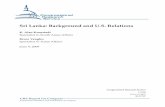 Sri Lanka: Background and U.S. RelationsSri Lanka: Background and U.S. Relations Congressional Research Service Summary Sri Lanka, an island nation in the Indian Ocean, is a constitutional