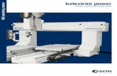 balestrini power CNC machining centres · BALESTRINI POWER With the 5-axis revolver machining head units all necessary tools are always ready-to- use. This guarantees unparalleled