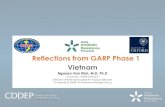 Reflections from GARP Phase 1 Vietnam...1 Reflections from GARP Phase 1 Vietnam Nguyen Van Kinh, M.D, Ph.D Chairman, GARP-Vietnam Director of National Hospital for Tropical Diseases