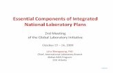 Essential Components of Integrated National Laboratory Plans - Stop TB … · 2014-12-22 · 205218A Essential Components of Integrated National Laboratory Plans 2nd Meeting of the