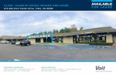 AVAILABLE ±1,200 - ±3,000 S RETAIL SAES R LEASE R LEASE ......±1,200 - ±3,000 S RETAIL SAES R LEASE 912-926 Civic Center Drive, Vista, CA 92084 AVAILABLE R LEASE Suite 918 3,000