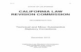 CALIFORNIA LAW REVISION COMMISSIONclrc.ca.gov/pub/Printed-Reports/Pub238-T100.pdf · 2014-03-21 · Sections 1811 and 1812 both cross-refer 17 to Section 1813, which imposes restrictions