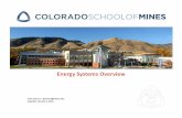 Energy Systems Overview - Inside Minesinside.mines.edu/~jjechura/EnergyTech/01_Introduction.pdfNatural Gas ‐ Henry Hub 3.97 $ per MMBtu HHV 13.55 3.97 Powder River Basin Coal (low