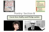 Poetry: Section Btodhigh.com/clickandbuilds/WordPress/wp-content/... · Carol Ann Duffy and Philip Larkin. Assessment Objectives and weighting AO1 AO2 AO3 AO4 AO5 10 20 10 10 10 1