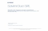 Savini Due SRLsavinidue.ro/wp-content/uploads/2019/07/Studiu-de-impact...Studiul de evaluare a impactului ntocmit ca urmare a fost î a intenției de extindere a capacității de producție