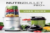 USER GUIDE - williams-sonoma.comNutriBullet's limited warranty obligations are confined to the terms set forth below: NutriBullet, LLC, ("NutriBullet") warrants our NutriBullet against