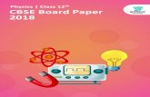 Physics | Class 12th CBSE Board Paper 2018 · Physics | Class 12th CBSE Board Paper ... face AB of an equilateral glass prism having refractive index 3/2 , placed in water of refractive