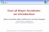 The costs of major accidents: An introduction · Cost of Major Accidents: an introduction Marco Cometto, Marc Deffrennes, Jan Horst Keppler ... hima Chernobyl . International Workshop