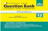 Strictly Based on the Latest Syllabus issued by CBSE Board for … · 2018-10-01 · Strictly Based on the Latest Syllabus issued by CBSE Board for 2015 Examination Physics Chapter-Wise