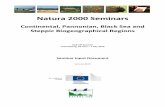 Natura 2000 Seminars · 2015-12-14 · Natura 2000 Seminars – Continental, Pannonian, Black Sea and Steppic 5 ECNC, Arcadis, CEEweb, Eurosite, Europarc, ELO, ILE SAS 2 The Natura