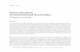 Diversification of Institutional Economicskolegia.sgh.waw.pl/pl/KES/struktura/IFSISE/Documents/2...WFES 1:1 2010 Diversification of Institutional Economics Zbigniew Staniek* Abstract