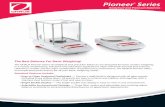 Pioneer Series - Cole-Parmer...Pioneer® Series Analytical and Precision Balances Outline Dimensions Precision and Analytical Models Precision Models Analytical Models RS232 Interface