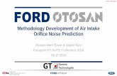 Methodology Development of Air Intake Orifice Noise Prediction · CONCLUSION & NEXT STEPS Next Steps Engine Compressor inlet pressure pulsations values in model should be matched