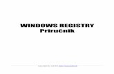 WINDOWS REGISTRY Priručnikfotkica.com/UploadsN/2475_1269240772_Windows Registry V2.pdf · • Reg baza u Windows 3.0 Sa pojavom ovog OS-a javili su se i ini fajlovi koji su donekle
