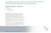 Interference Hunting with FSH Handheld Spectrum Analyzer · 2019-09-29 · Interference Hunting with R&S®FSH Handheld Spectrum Analyzer Application Note Products: ı R&S®FSH ı