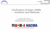 Verification of large CMMs - Artefacts and Methods. Eugen Trapet - Verification of... · Verification of large CMMs - Artefacts and Methods - Eugen Trapet, Spain ... - Quick review