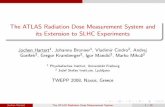 The ATLAS Radiation Dose Measurement System and its ......The ATLAS Radiation Dose Measurement System and its Extension to SLHC Experiments Jochen Hartert1, Johanna Bronner1, Vladimir