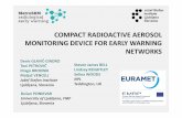 COMPACT RADIOACTIVE AEROSOL MONITORING DEVICE …earlywarning-emrp.eu/wp-content/uploads/2016/11/O48_Cindro_ICRM_LLRMT_2016.pdfCOMPACT RADIOACTIVE AEROSOL MONITORING DEVICE FOR EARLY