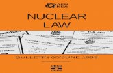 Nuclear Law Bulletin No. 63 · Arrangement concerning R&D in Nuclear Material Control, Accountancy, Verification, Physical Protection, ... This paper is the result of a law and economics