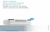 R&S®TSMA6 Autonomous Mobile Network Scanner Walk and ... · In-building and urban hot spot traffic is growing tremen-dously, and with it mobile network testing requirements. A typical
