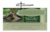 We, the Catholic community of St. Joseph, Placentia, under the … · 2019-09-19 · We, the Catholic community of St. Joseph, Placentia, under the guidance of the Holy Spirit, center