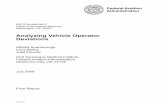 Analyzing Vehicle Operator Deviations...Analyzing Vehicle Operator Deviations Alfretia Scarborough Larry Bailey Julia Pounds Civil Aerospace Medical Institute Federal Aviation Administration