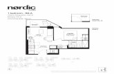 1 bedroom - B3-A1 bedroom - B3-A interior living area: 440 sf terrace: 54 sf total living area: 494 sf kitchen 8'1" x 10'4" terrace 54 sq.ft. bath master bedroom 13'2" x 8'4" terrace