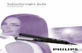 SalonStraight Jade - Philips · The plates have a jade ceramic coating.This coating will wear in the course of time.When this happens,the appliance will still function normally. Do