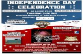 CELEBRATION - Minor League Baseball · 2018-05-31 · INDEPENDENCE DAY CELEBRATION CELEBRATE WITH US! FOR MORE INFORMATION: CALL US AT 941.747.3031 Or visit BradentonMarauders.com