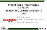 Probabilistic Transmission Planning: Framework, Sample ... · Probabilistic Transmission Planning: Framework, Sample Analysis, & Tools ... Load Cases Sensitivities ... • Handling