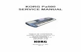 KORG Pa500 SERVICE MANUALAfter following display is appeared, insert the SD card. When the SD card is inserted before the SD Card Check, it is NG. After following display is appeared,
