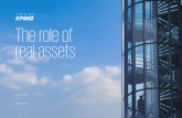 The role of real assets...The most common real asset class held by pension schemes is property, with two main types of fund being balanced and long lease property (LLP). Balanced property
