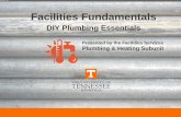 UT PowerPoint Template 2015 ver 1 - University of TennesseeToilet Repair. Replacing Fill Valve. Replacing a Flapper Valve. Installing New Handle ... Faucets & Drains. Compression Faucet