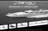 Owner's Manual - Defender Marine · Owner's Manual (keep with boat owner's information)(keep with boat owner's information) ... Satisfaction. Congratulations, you are the owner of