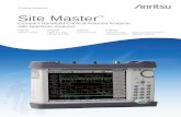 Site Master S3xxE Product Brochure · PIM™ option see the PIM Master™ product brochure 11410-00546. The majority of the problems you find at a typical cell site are caused by
