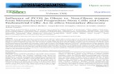 Influence of PCOS in Obese vs. Non-Obese women from ... · hormone action with high sex steroid receptor and coactivator expression, low expression of αvβ3 integrin, abnormal immune