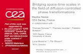 Bridging space-time scales in the field of diffusion …Workshop « bridging space-time scale… », DRESDEN, September 2016 Maylise Nastar CEA Saclay, France Bridging space-time scales