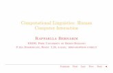 Computational Linguistics: Human Computer Interactiondisi.unitn.it/~bernardi/Courses/CompLing/Slides_06_07/03_05_07.pdf · 3.1.Practical Dialogues Practical Dialogues can be divided