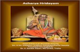 Acharya Hridayam Hridayam.pdf · Srinivasa that is the lineage of perceptors, guru parampara, is shown by - vEngaDattu umbar nambum SEN kunram senru. And, the attainment of the supreme