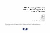 HP StorageWorks Raid Manager XP User’s Guideh10032.HP StorageWorks RAID Manager XP User’s Guide XP48 XP128 XP256 XP512 XP1024 XP12000 seventh edition (August 2004) part number: