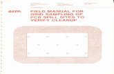 Field Manual for Grid Sampling of PCB Spill Sites to ... · FIELD MANUAL FOR GRID SAMPLING OF PCB SPILL SITES TO VERIFY CLEANUP Gary L. Kelso Mitchell D. Erickson MIDWEST RESEARCH