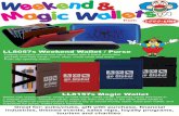 W e e k e n d Magic W a l l e t s - Yellowpages.com · LL8157s Magic Wallet Magic W e e k e n d W a l l e t s & Wallet with elastic retainer straps to hold notes, credit cards, business