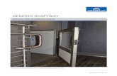 genesis sHAFTWAY - Garaventa Lift · 2015-08-12 · Shaftway Model with Standard Straight-Through Configuration Shown Ramp (required for floor mount units only) Mast Platform Platform