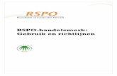 › files › resource_centre › keydoc › 1 dut_RSPO Trademark Usage and... RSPO-handelsmerk: Gebruik en richtlijnenvoorzien van een label op de producten met een palmolieboomtop